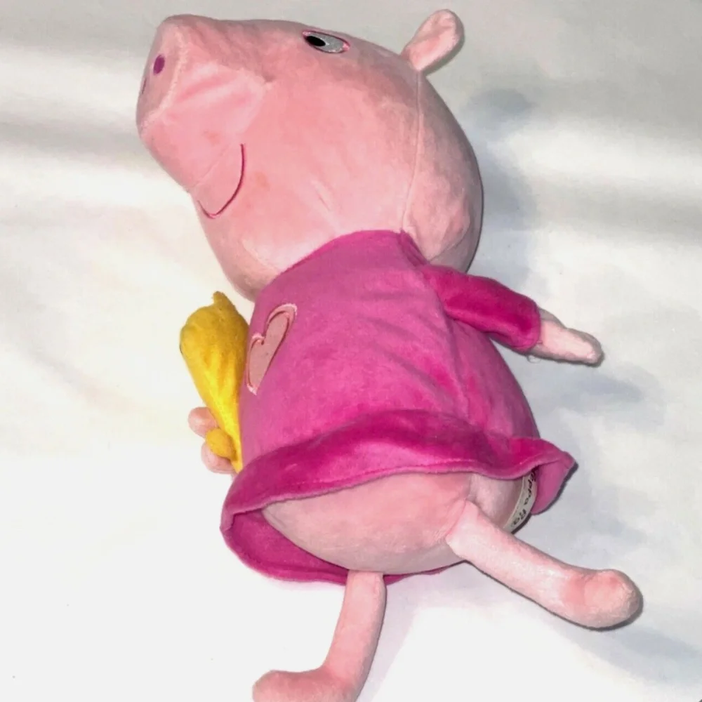 EUC Peppa Pig Sleep N' Oink Plush 12” Talking Stuffed Bedtime Hugging Slumber - Picture 2 of 7